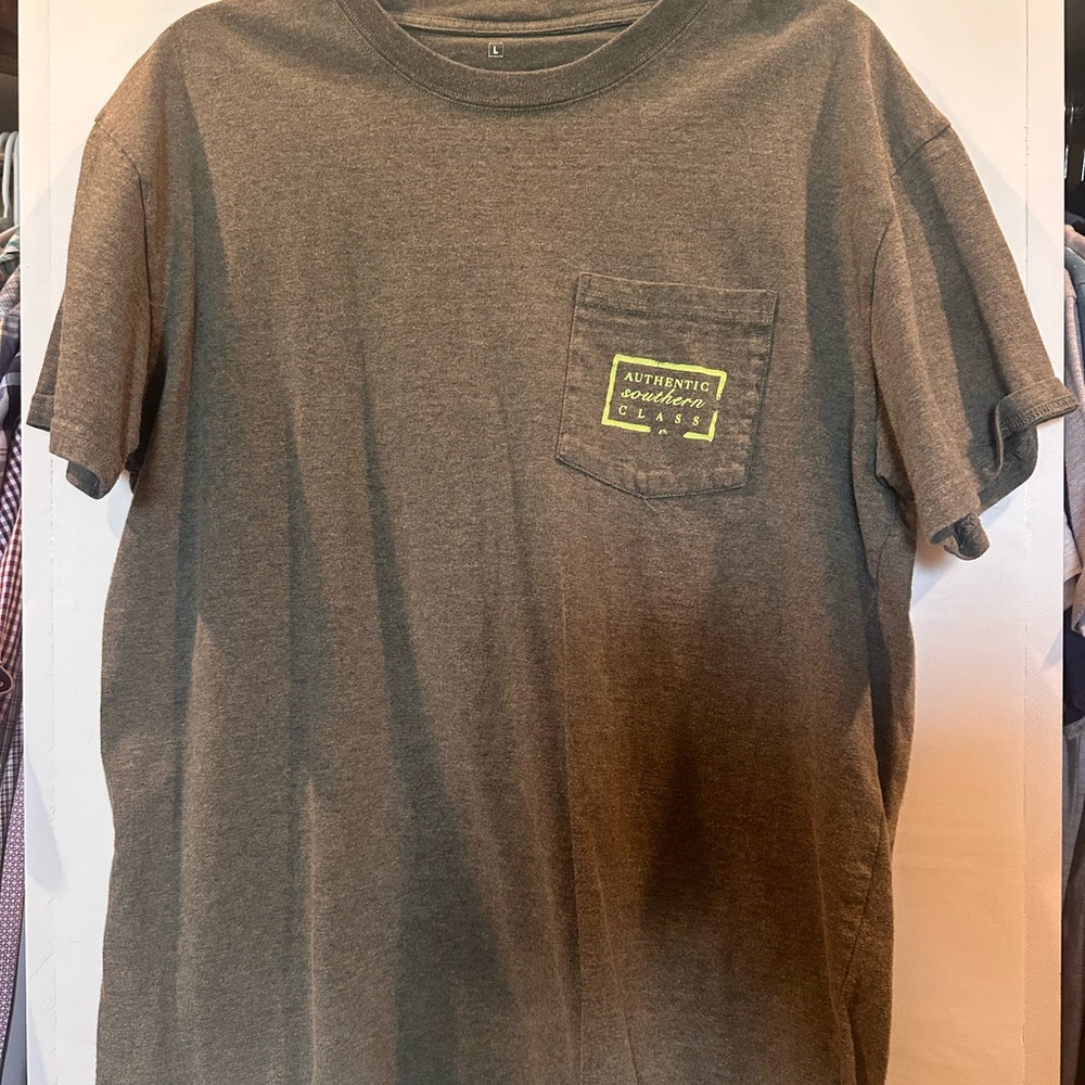 Southern Marsh Brown Pocket Tee